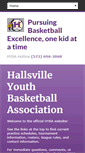 Mobile Screenshot of hallsvillebasketball.com